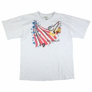 Vintage Branson Country Music T Shirt Mens Size Large 90s American Flag